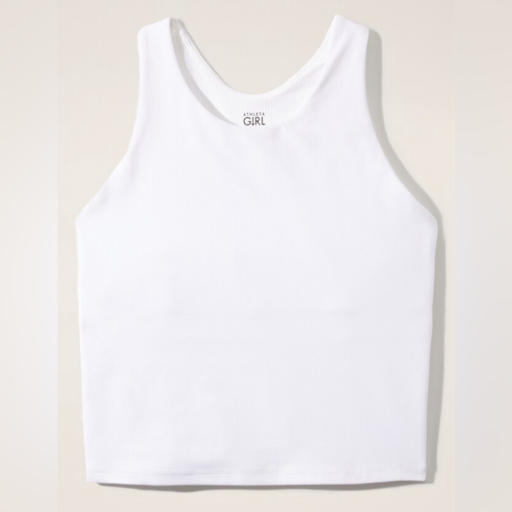 Athleta Girl Long Distance Bra White M